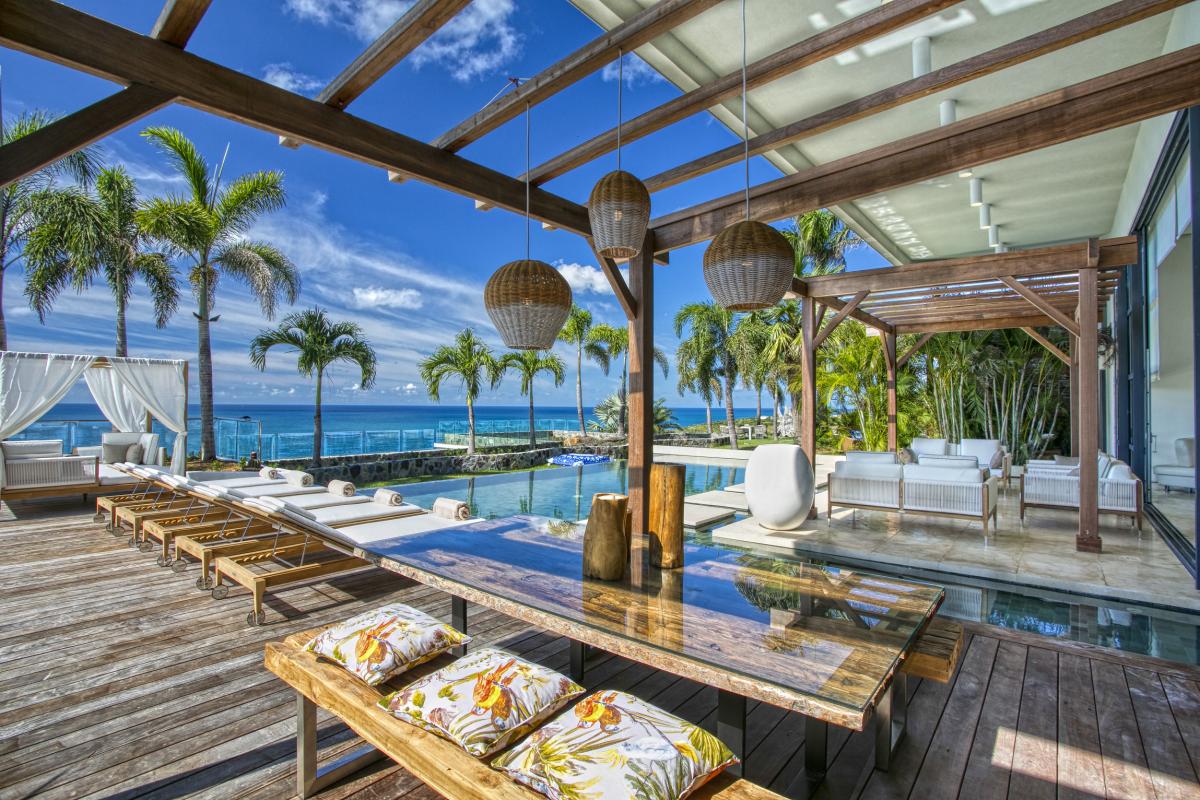Location villa Saint Martin Indigo Bay - Villa 4 chambres 8 personnes - vue mer - Piscine - Villa de luxe (12)